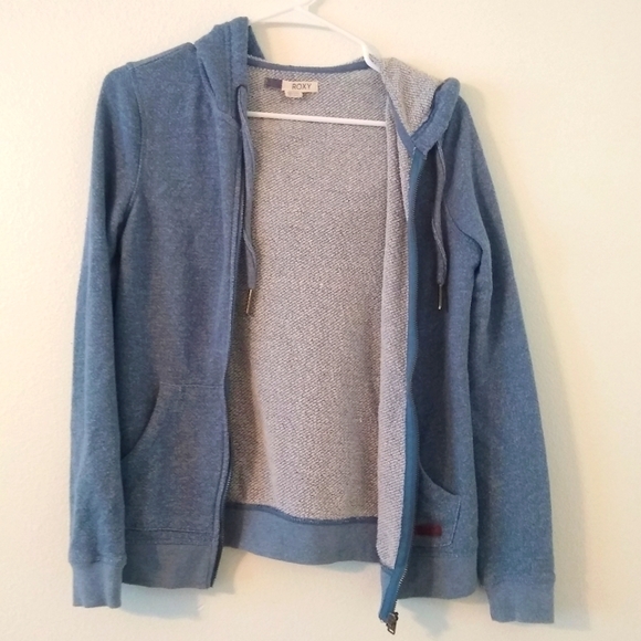 Roxy Blue Zip-up Hoodie - Picture 1 of 5